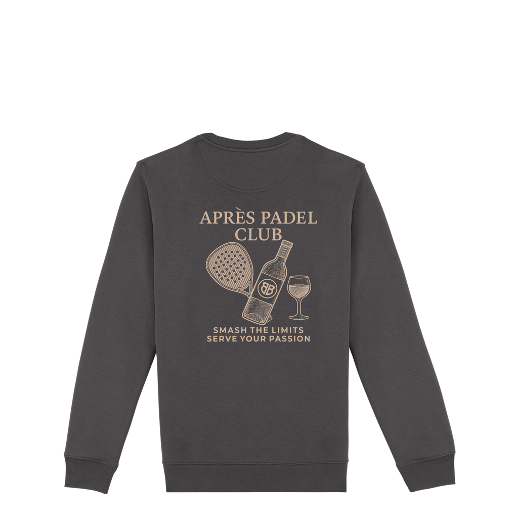 Uniseks Sweater Après Padel Club (Off-white logo)