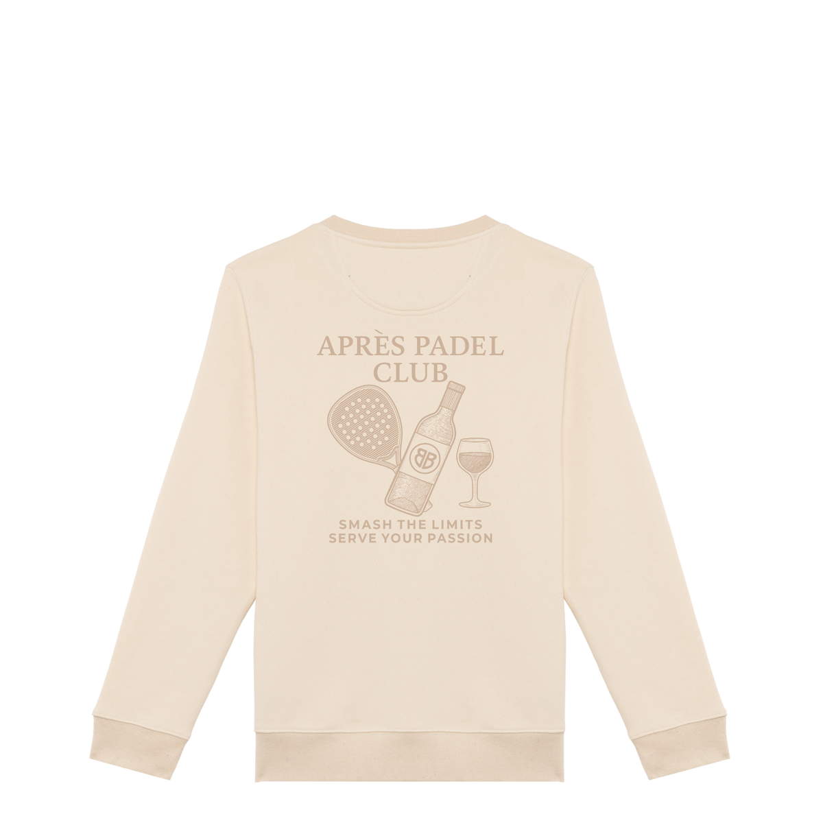 Uniseks Sweater Après Padel Club (Off-white logo)