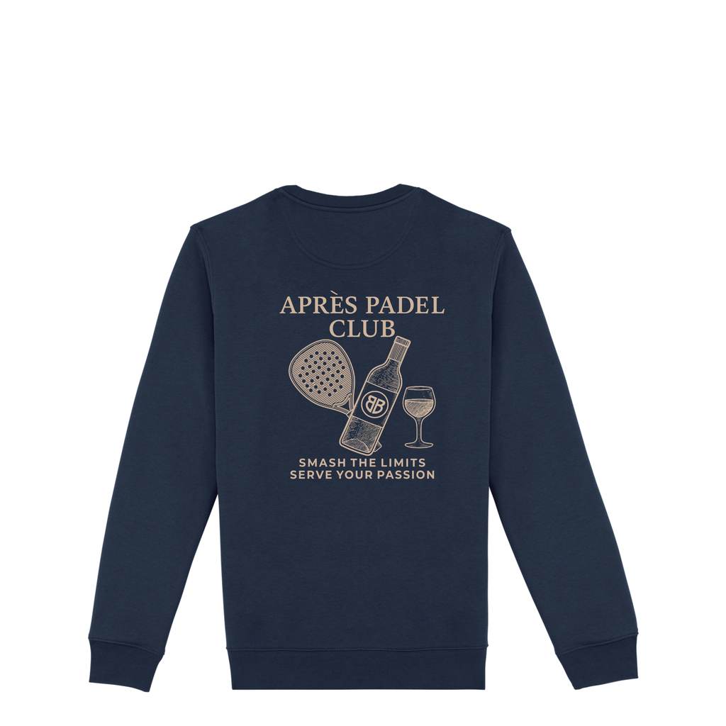 Uniseks Sweater Après Padel Club (Off-white logo)