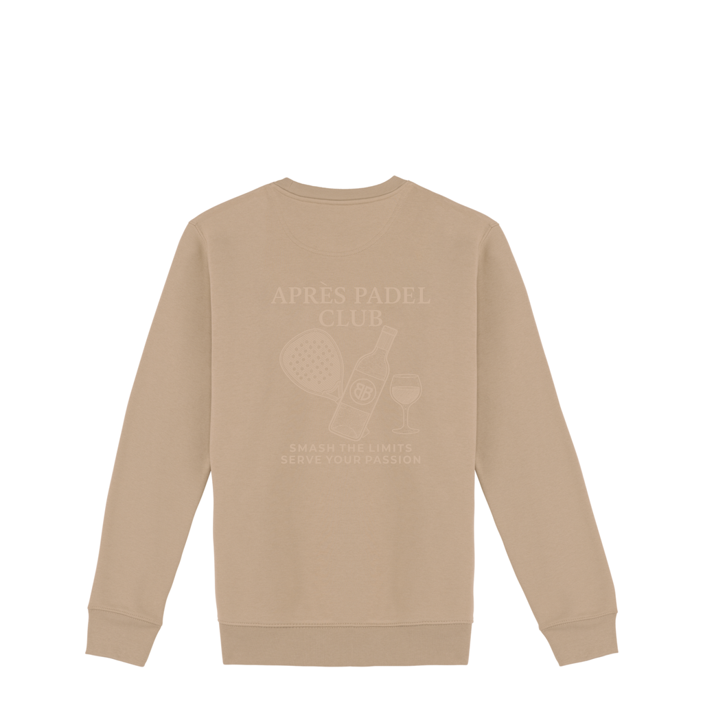 Uniseks Sweater Après Padel Club (Off-white logo)