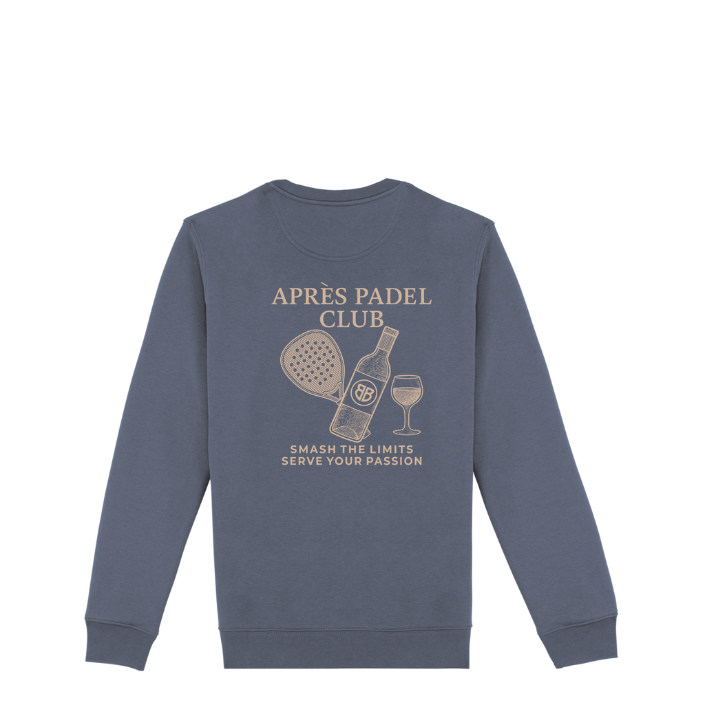 Uniseks Sweater Après Padel Club (Off-white logo)
