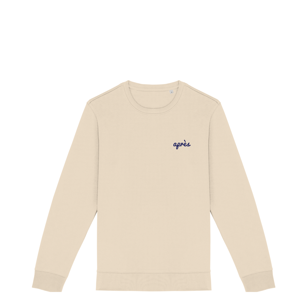 Uniseks Sweater Après Tennis Club (Navy Blue logo)