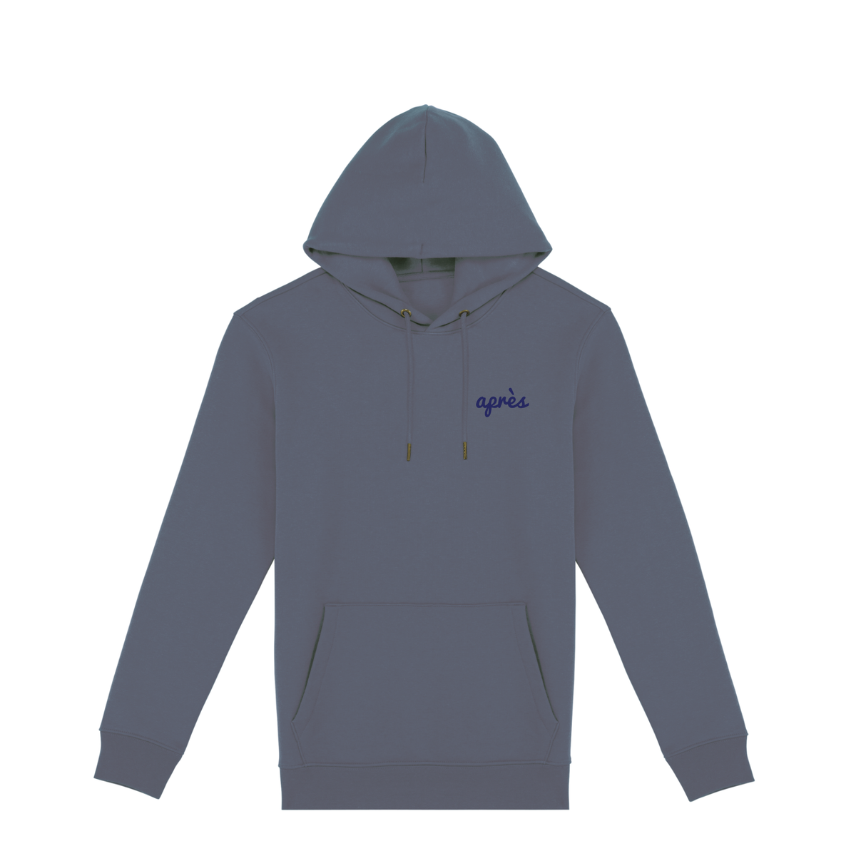 Uniseks Hoodie Après Padel Club (Navy Blue logo)