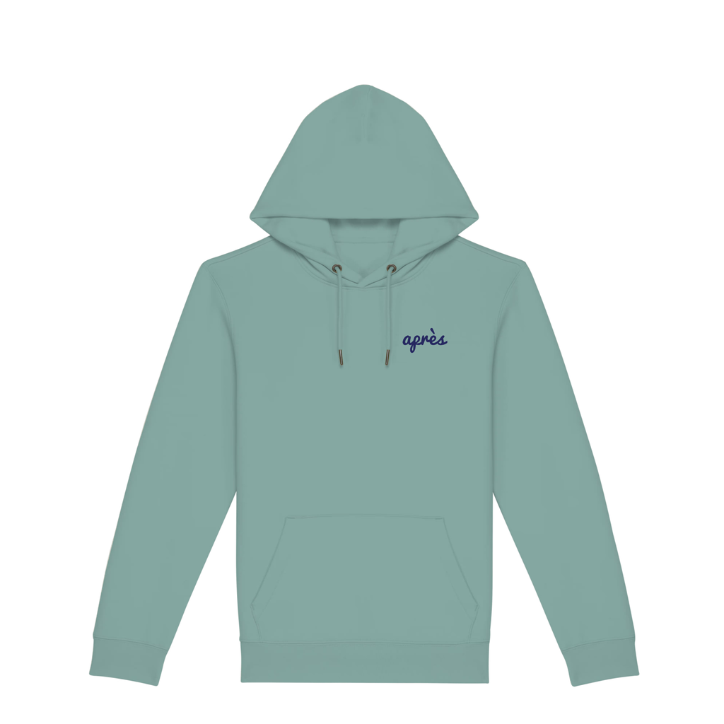 Uniseks Hoodie Après Tennis Club (Navy Blue logo)