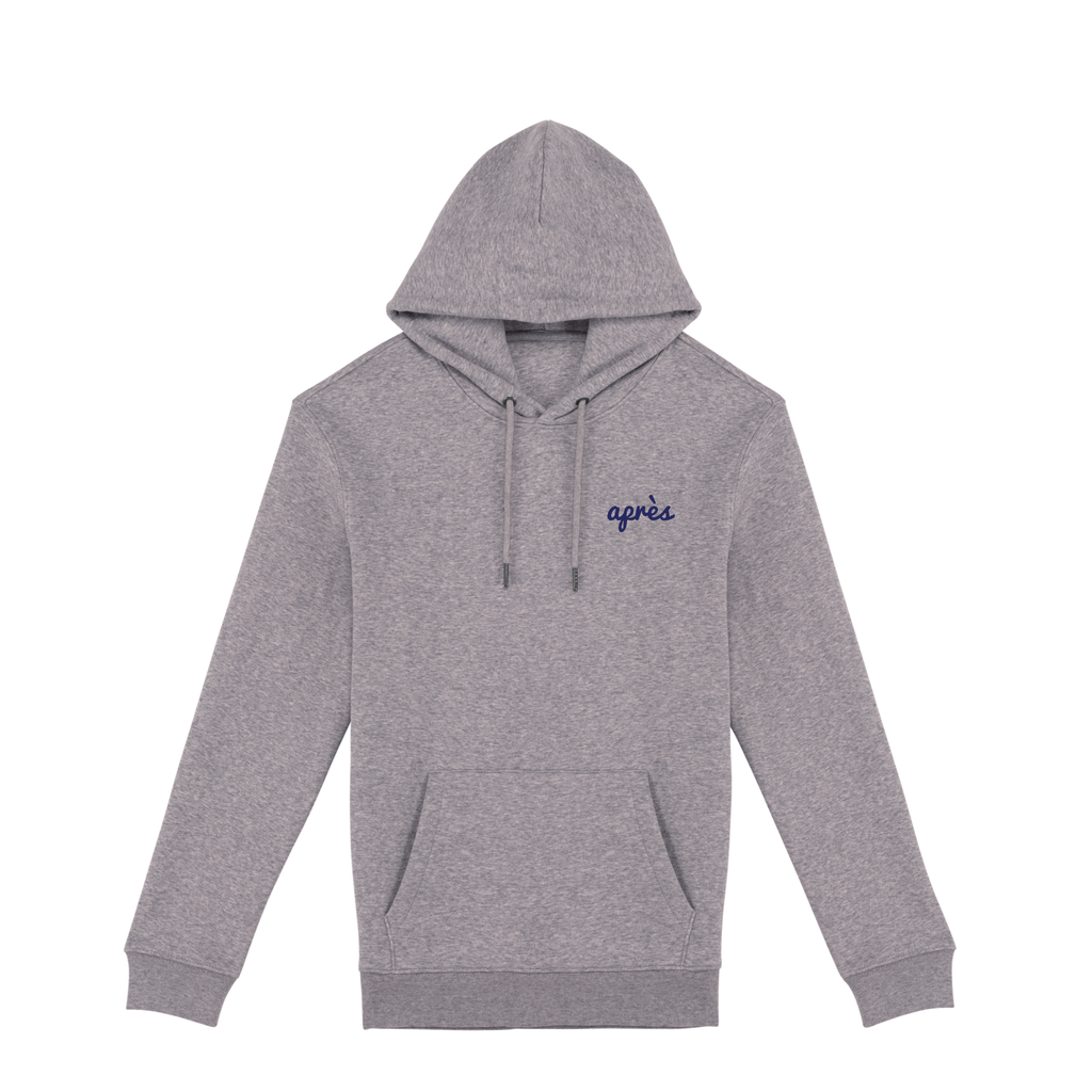Uniseks Hoodie Après Padel Club (Navy Blue logo)