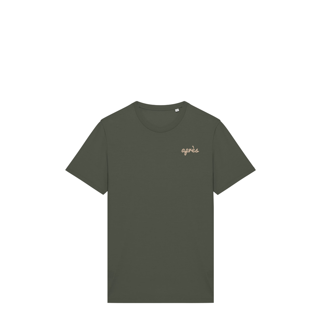 Uniseks T-shirt Après Padel Club (Off-white logo)