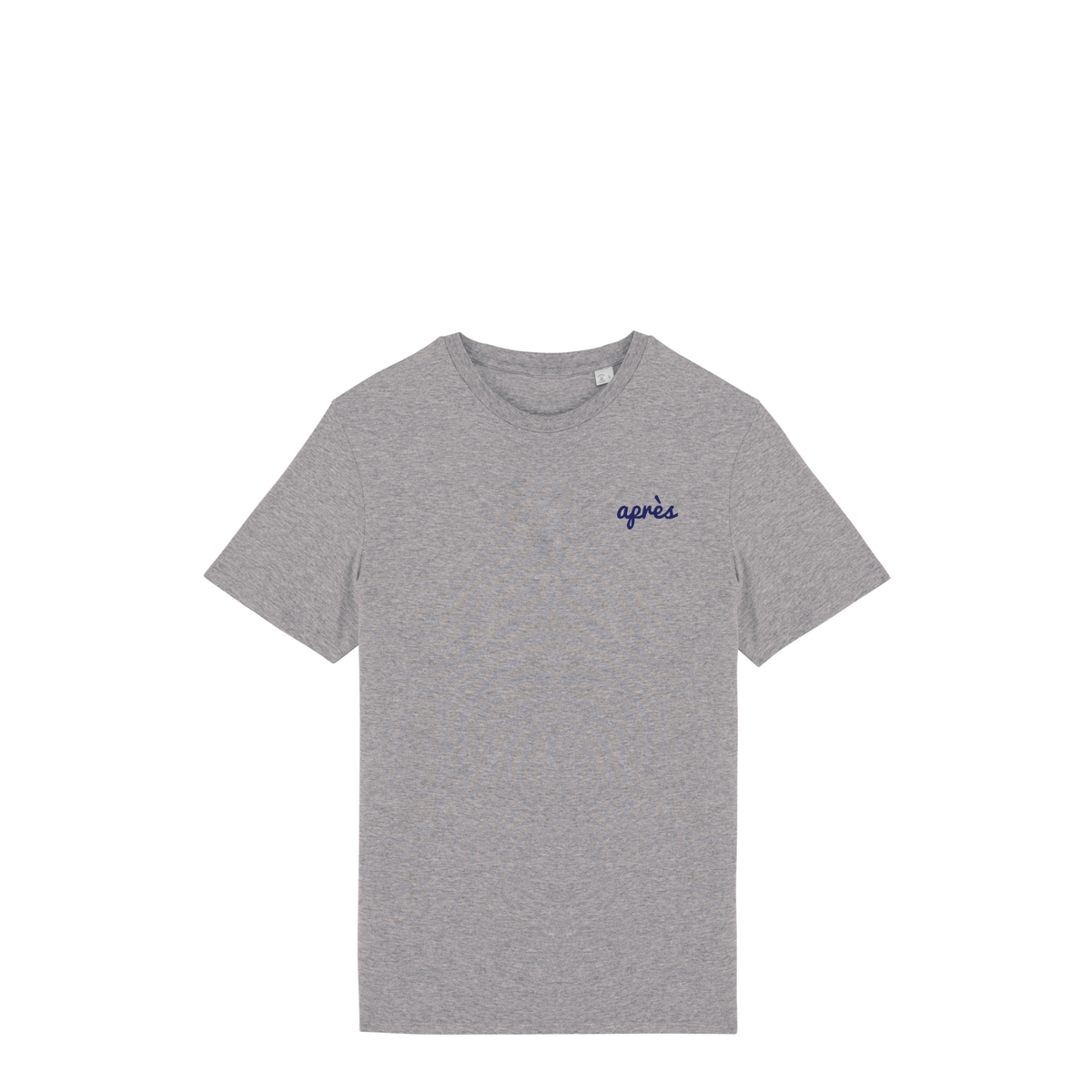 Uniseks T-shirt Après Tennis Club (Navy Blue logo)