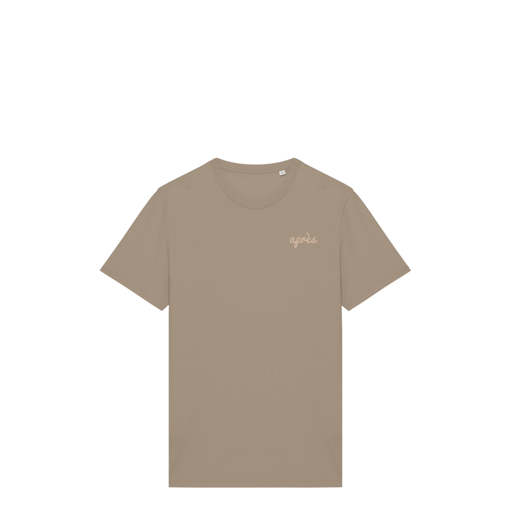 Uniseks T-shirt Après Padel Club (Off-white logo)