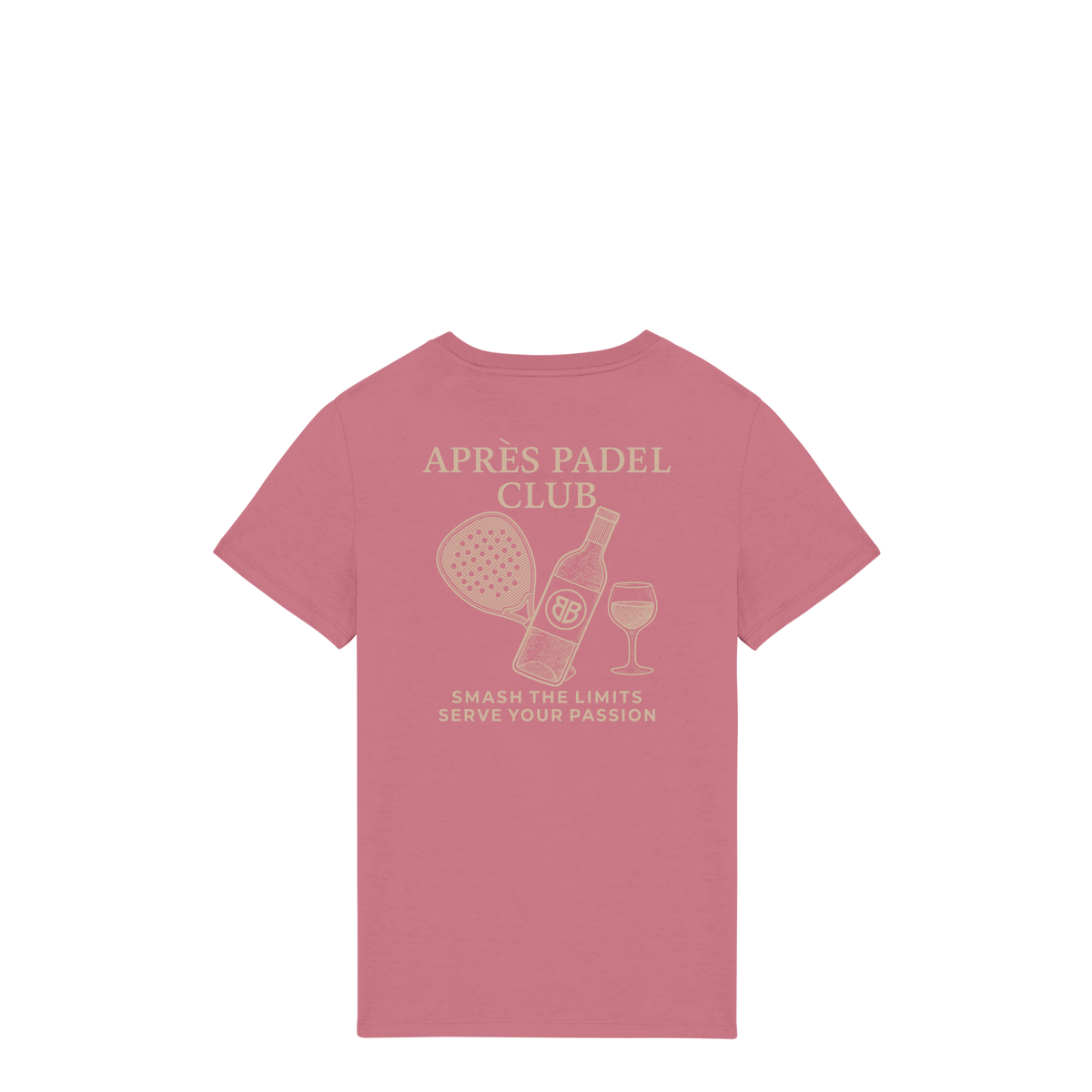 Uniseks T-shirt Après Padel Club (Off-white logo)