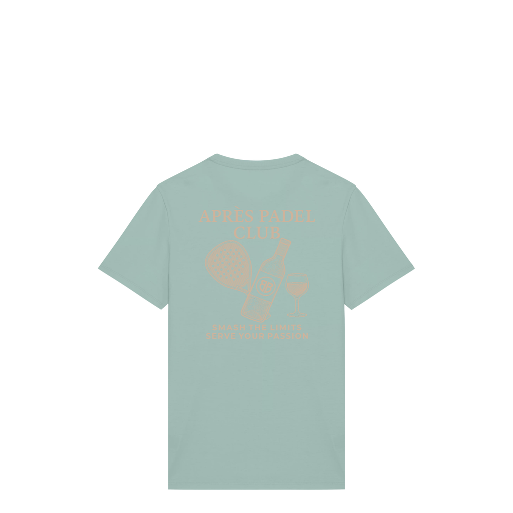 Uniseks T-shirt Après Padel Club (Off-white logo)
