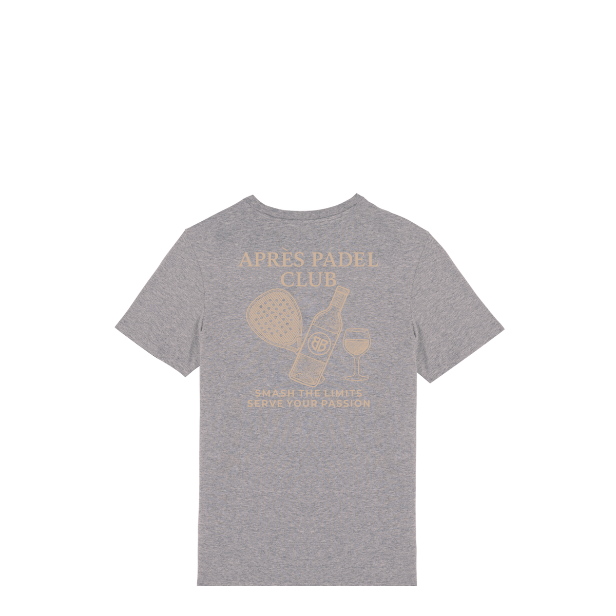 Uniseks T-shirt Après Padel Club (Off-white logo)