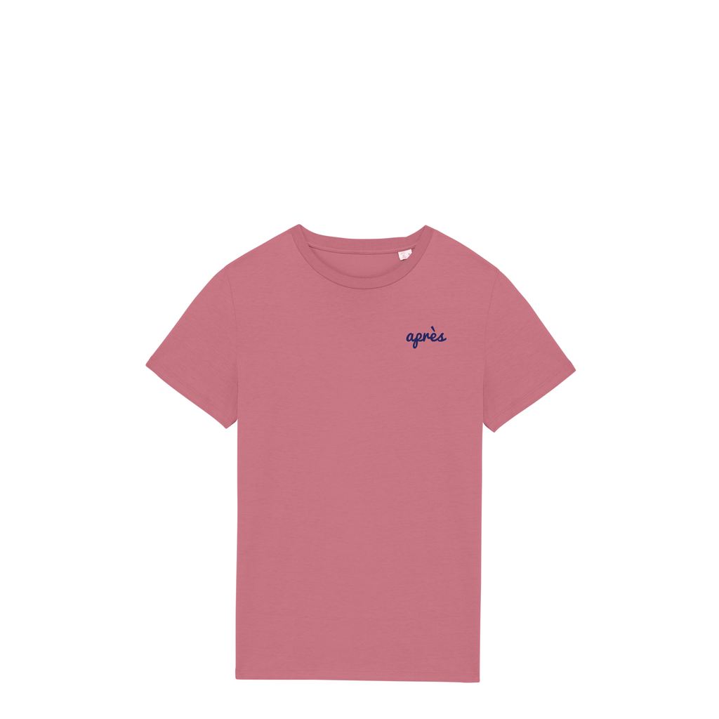 Uniseks T-shirt Après Padel Club (Navy Blue logo)